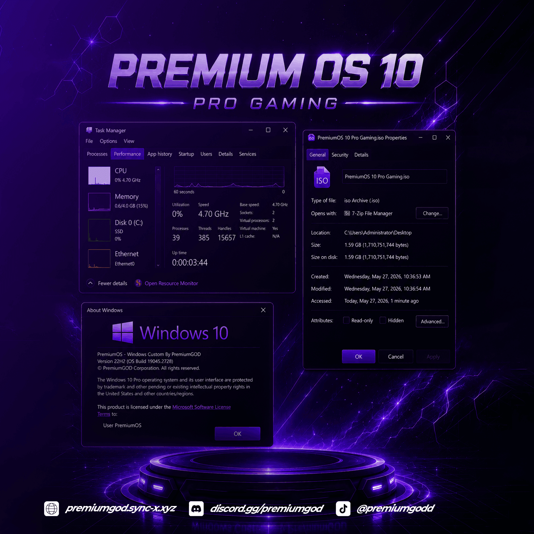 [ WINDOWS ] PremiumOS 10 Pro Gaming