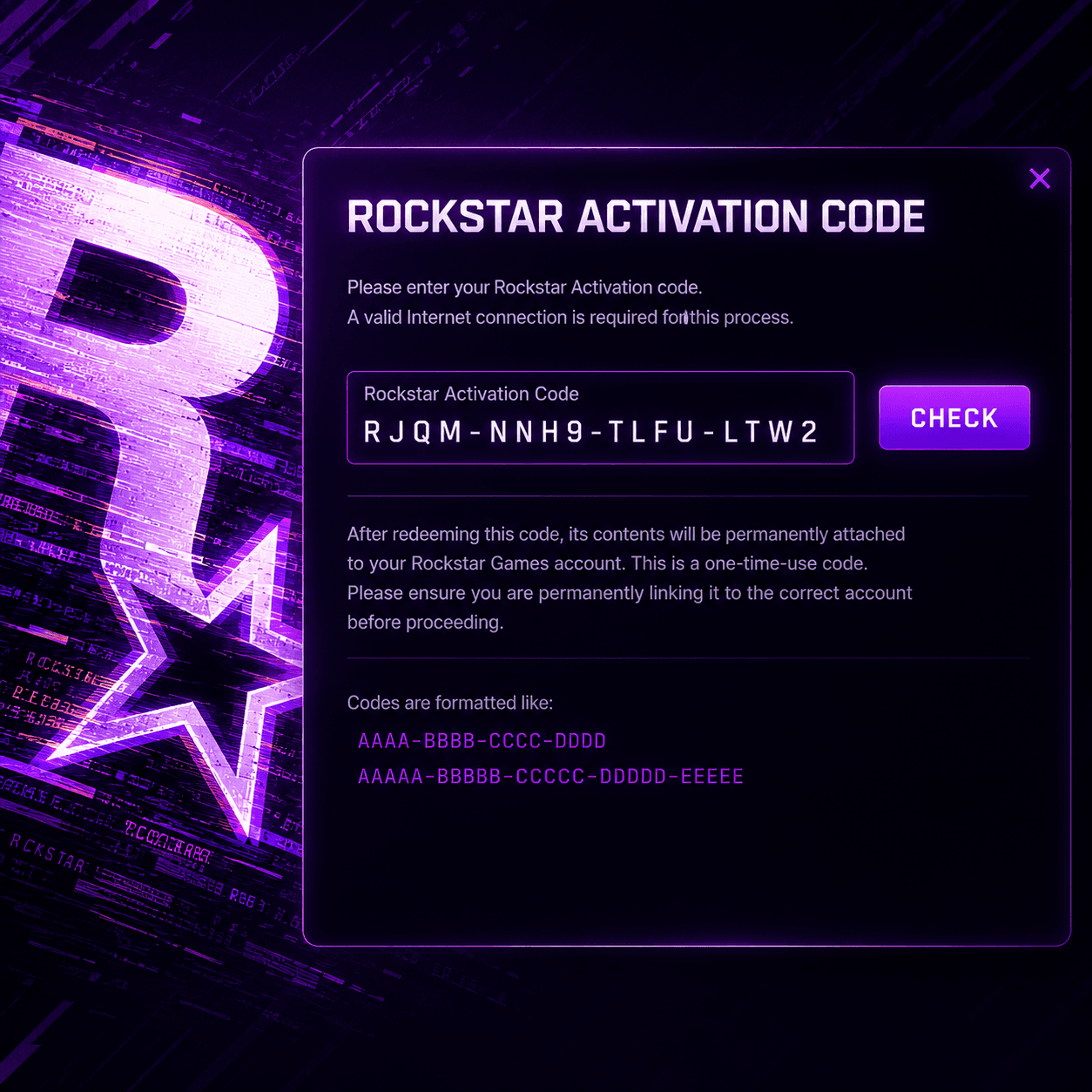 Rockstar Activation Code